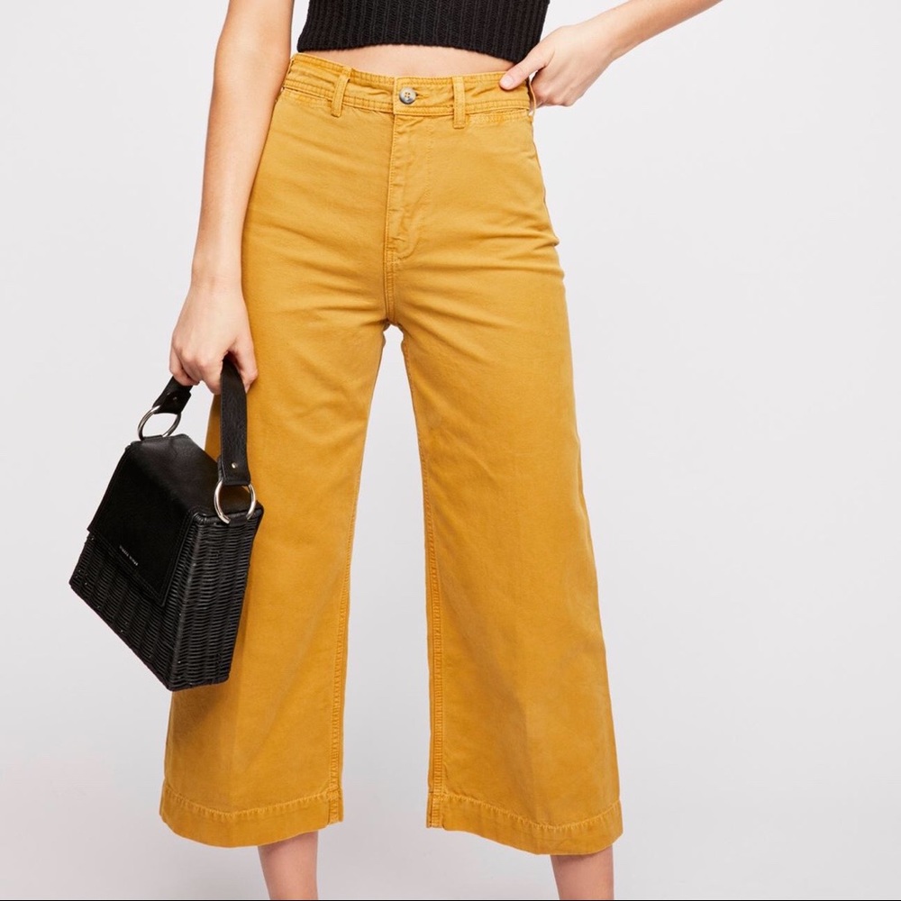 Free People Patti Pant Cropped Flare